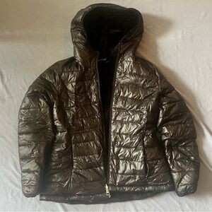 Black puffer jacket